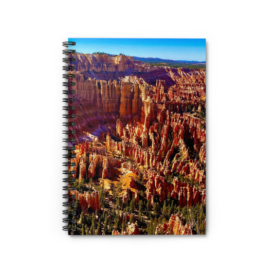 Bryce Canyon view Spiral Notebook - Ruled Line
